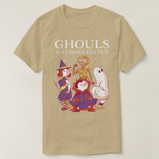 Camiseta Halloween Outfit Ghouls quiere divertirse 277 (Diseño del anverso)