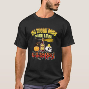 Camiseta Halloween para adultos se rompió mi cuarto ahora t