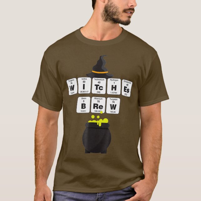 Camiseta Halloween para las profesoras de ciencias Química (Anverso)