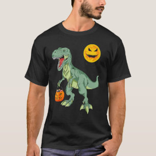 Camiseta Halloween Para Los Niños Dinosaurios Rex Mummy Cal
