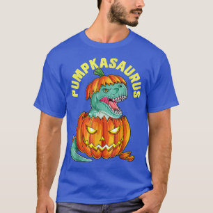Camiseta Halloween para niños bombeo bombeo de dinosaurio
