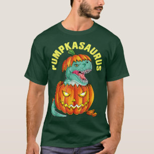 Camiseta Halloween para niños bombeo bombeo de dinosaurio