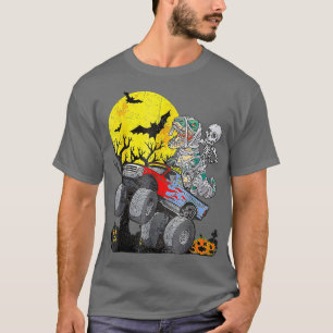 Camiseta Halloween para niños Dinosaur Skeleton T re Sca