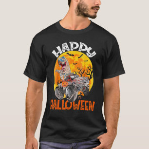 Camiseta Halloween Para Niños Hombres Disfraces Mummy Dinos