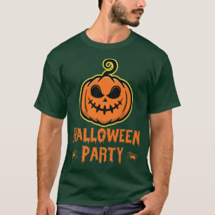 Camiseta Halloween Party Pumpkin Sly Gracioso Truco o Trate