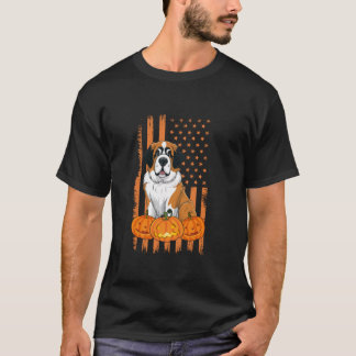 Camiseta Halloween patriótico de la bandera estadounidense 