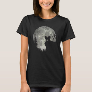 Camiseta Halloween Pekingese Y Moon