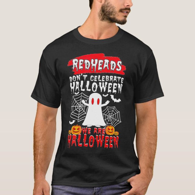 Camiseta Halloween - pelirrojos (Anverso)