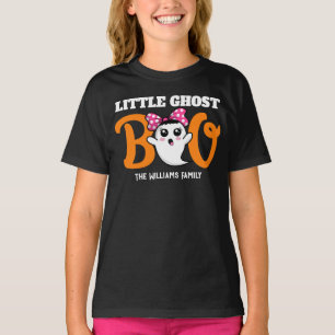 Camiseta Halloween Pequeño Fantasma Boo Niño Familia Combin