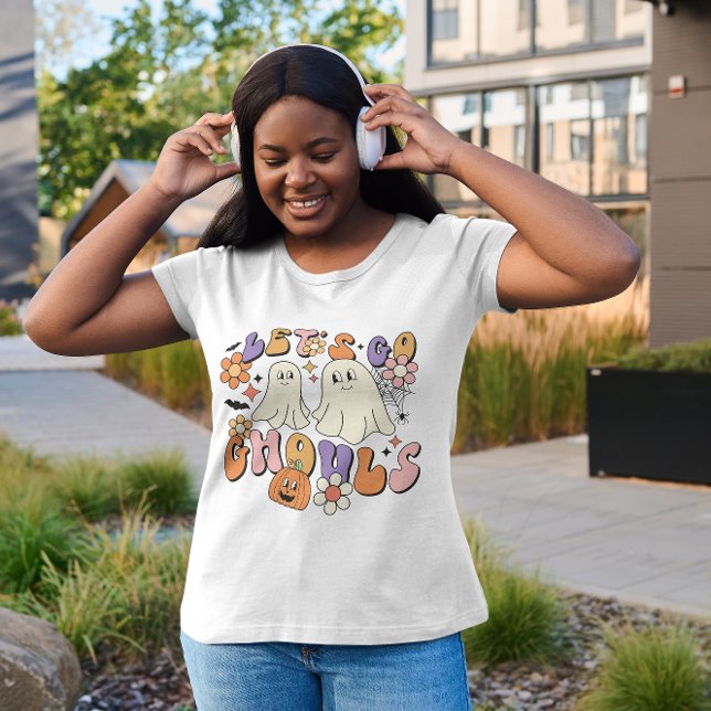 CAMISETA HALLOWEEN PERMITE IR A GHOULS CUTE FANTASMAS 👻 👻 (Subido por el creador)