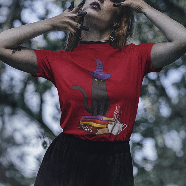 Camiseta Halloween Personalizado de la poción y ortografía  (Subido por el creador)
