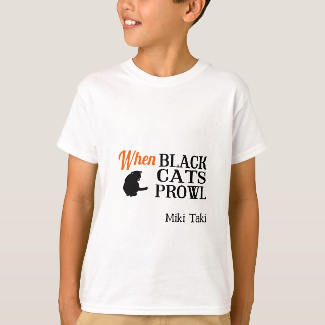 Camiseta Halloween Personalizado Whimsical Funny cat (Anverso)