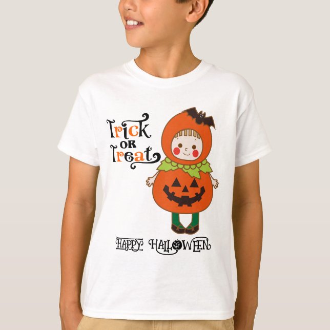 Camiseta Halloween Personalizado Whimsical Funny Cumpkin Ch (Anverso)