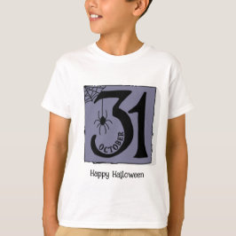 Camiseta Halloween Personalizado Whimsical Funny Purple