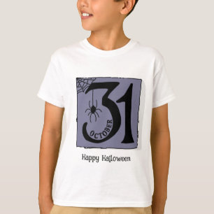 Camiseta Halloween Personalizado Whimsical Funny Purple