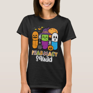 Camiseta Halloween Pharmacy Squad PIlls Farmacéutico
