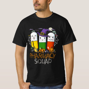 Camiseta Halloween Pharmacy Squad PIlls Farmacéutico