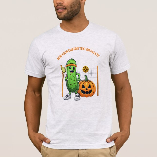 Camiseta Halloween Pickleball Court Sports Avers (Anverso)