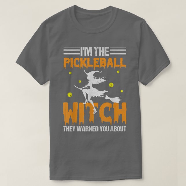 Camiseta Halloween Pickleball Tee Im The Pickleball Wong  (Diseño del anverso)