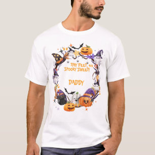 Camiseta Halloween pies pequeños, dulce y espeluznante Baby