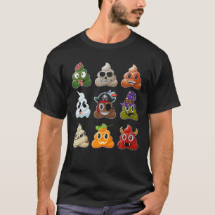Camiseta Halloween Poop Divertido disfraz de baile de hallo