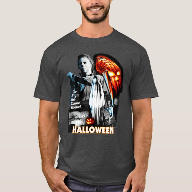 Camiseta Halloween Poster Collage boy (Anverso)