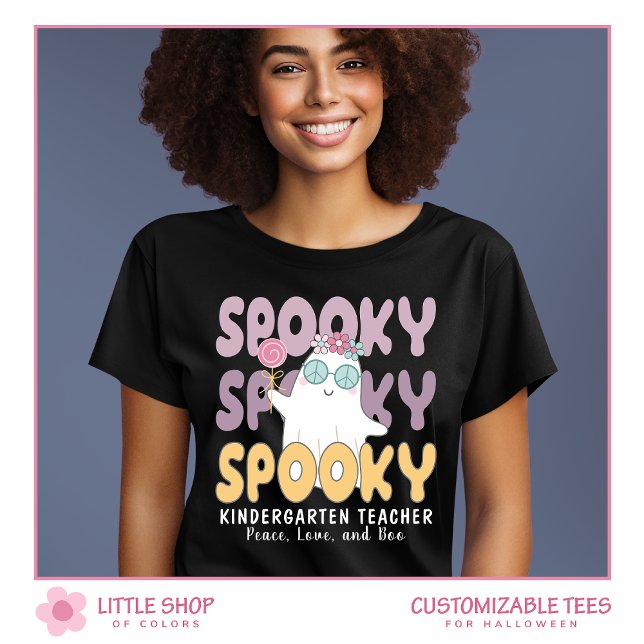 Camiseta Halloween, profesor de guardería de estilo retro f (Subido por el creador)