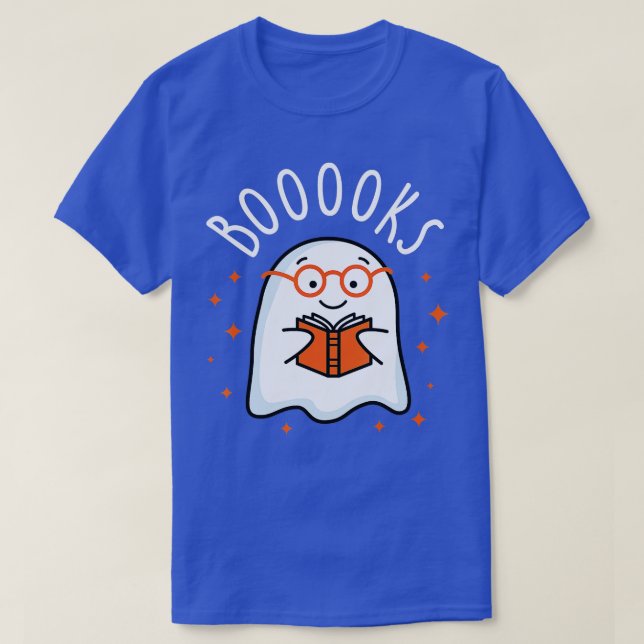 Camiseta Halloween, profesor de libros de libros de lectura (Diseño del anverso)