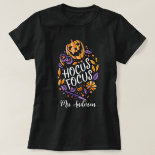 Camiseta Halloween, profesor personalizado de 'Hocus Focus'