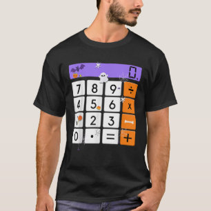 Camiseta Halloween Profesora Calculadora Math Geek Costume 