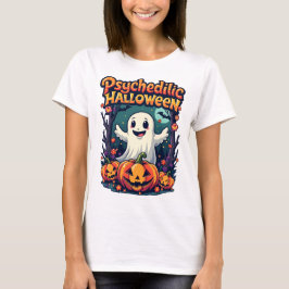 Camiseta Halloween psicodélico