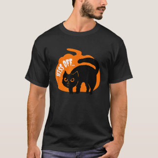 Camiseta Halloween Pu es un divertido animal gato negro ama