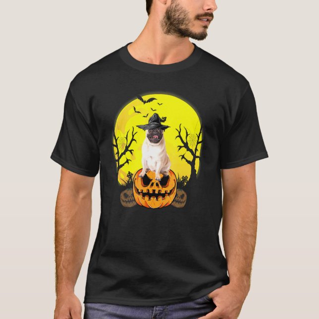 Camiseta Halloween Pug (Anverso)