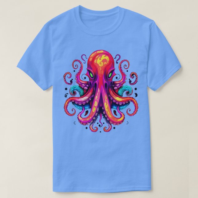 Camiseta Halloween Pulpo (Diseño del anverso)