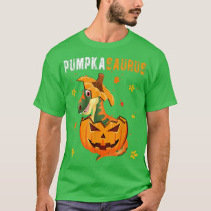 Camiseta Halloween Pumpkasaurus Dinosaur Mixed Pumpkin Funn