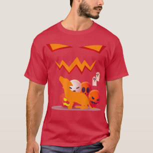 Camiseta halloween pumpkin dachshund jackolantern 