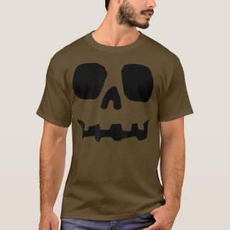 Camiseta Halloween Pumpkin Face Jack o' lantern Lazy Costum