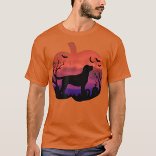 Camiseta Halloween Pumpkin Happy Labrador Puppy