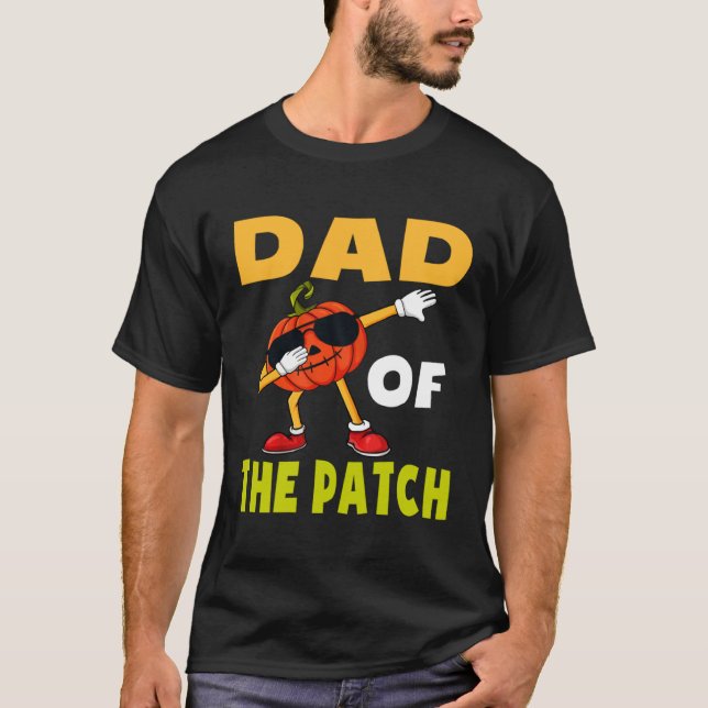 Camiseta Halloween Pumpkin Patch Dad Of The Patch Jack O La (Anverso)