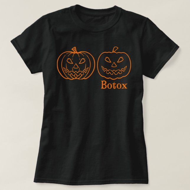 Camiseta Halloween Pumpkin Spooky Funny Botox Dealer Aesthe (Diseño del anverso)