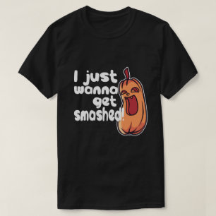 Camiseta Halloween quiero tener humor de calabaza malolient