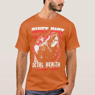 Camiseta Halloween Quiet Riot 84 Mental Health World Tour