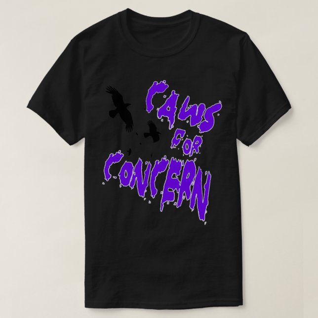 Camiseta Halloween Ravens Caws Para Preocupación Fun Pun Pu (Diseño del anverso)