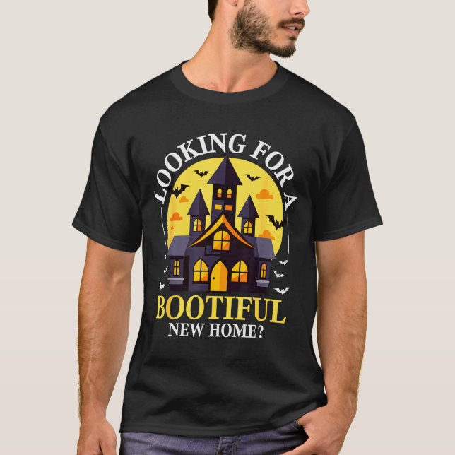 Camiseta Halloween Real Estate Agent Funny Realtor Bootiful (Anverso)