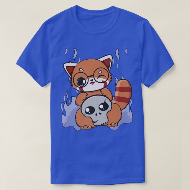 Camiseta Halloween Red Panda Chibi  (Diseño del anverso)