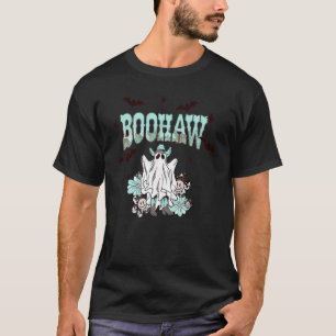 Camiseta Halloween Retro Boohaw Fantasma Occidental Cuero d