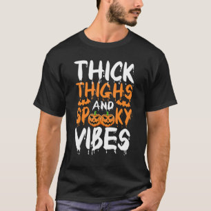 Camiseta Halloween Retro Disfrazó Cosas Gruesas Y Espantó V