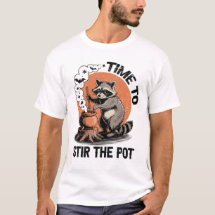 Camiseta Halloween Retro Feral Es Hora de Revolver la Olla