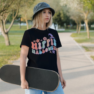 CAMISETA HALLOWEEN RETRO GROOVY HIPPIE HALLOWEEN