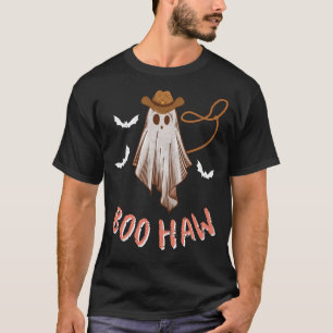 Camiseta Halloween retro occidental de Boo Haw